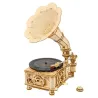 ROKR - Maquette Bois Gramophone Classique