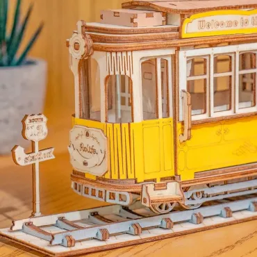 ROLIFE - Maquette Bois Tram vintage