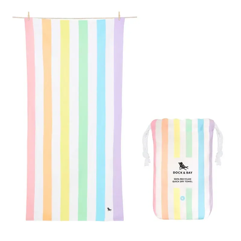  Serviette XL - Vagues Arc-en-ciel