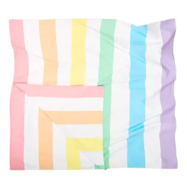  Serviette XL - Vagues Arc-en-ciel