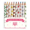 Ecrire, dessiner - 10 mini crayons couleurs Aiko