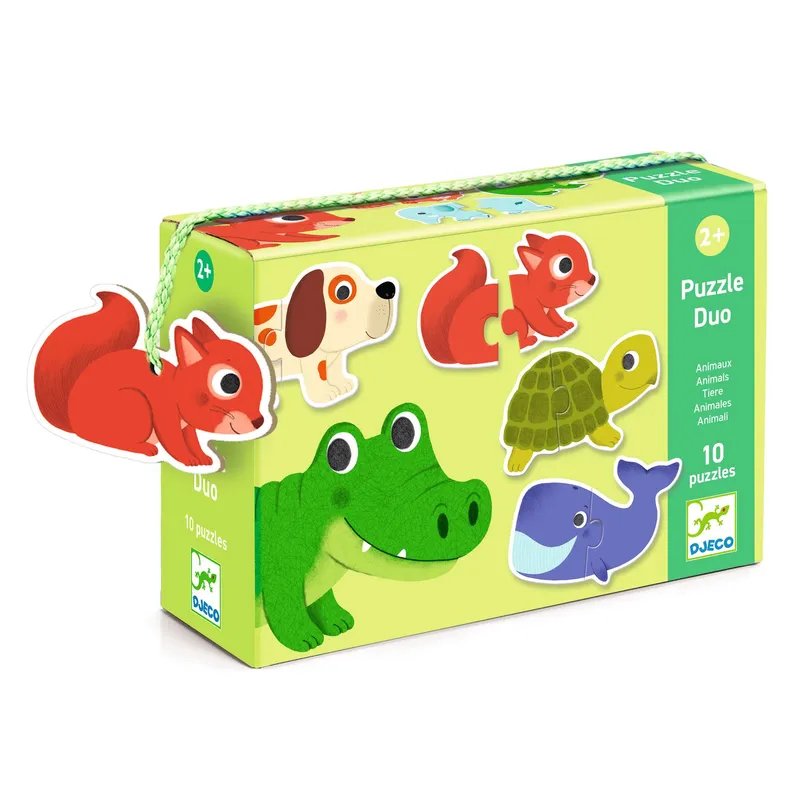 Puzzles duo-trio - Duo Animaux