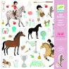 STICKERS PAPIER - Chevaux - FSC Mix (Packaging)