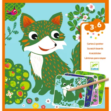 CARTES A GRATTER DES PETITS - Petites bêtes - FSC Mix (Packaging)