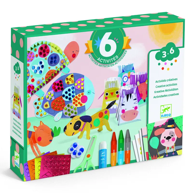 COFFRET MULTI ACTIVITES - Les animaux et leurs maisons - FSC MIX