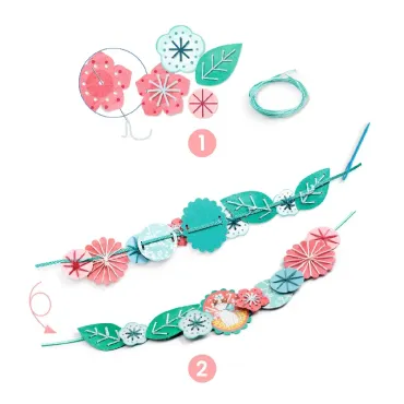 Collier Flora - DIY