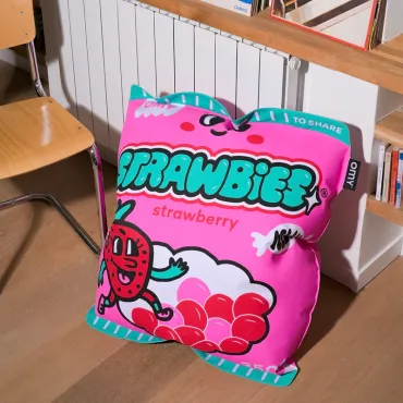 Coussin géant gonflable - Strawbies