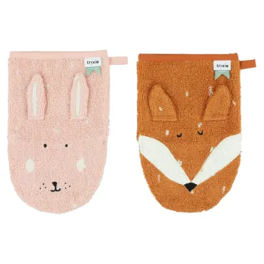 Gant de toilette  2-pack - Mrs. Rabbit - Mr. Fox