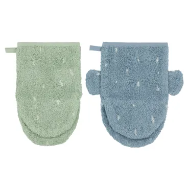 Gant de toilette  2-pack - Mr. Polar Bear - Mrs. Elephant