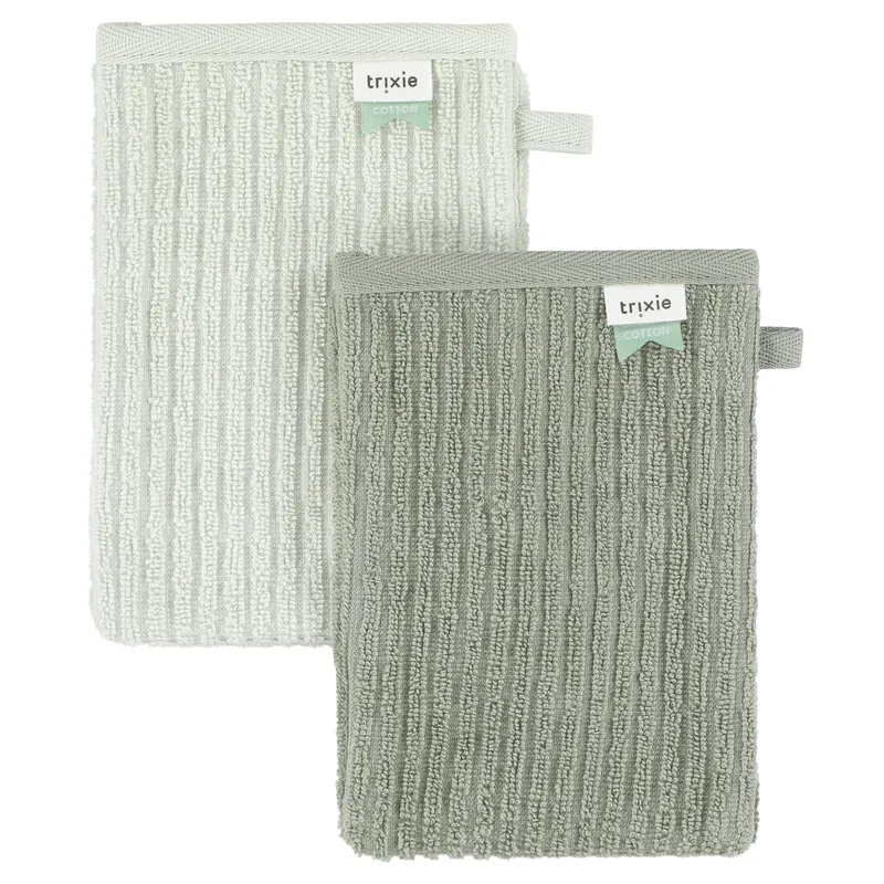 Gants de toilette 2-pack - Hush Olive