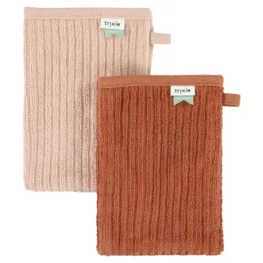 Gants de toilette 2-pack - Hush Rose  