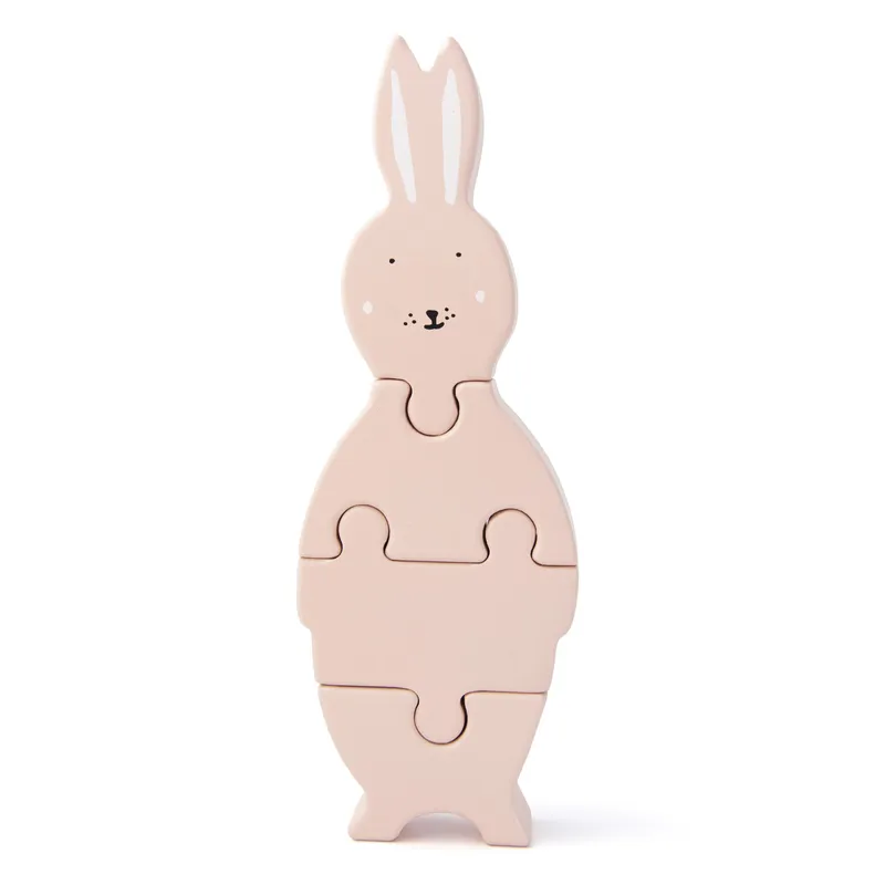 Puzzle formes animaux en bois - Mrs. Rabbit