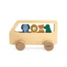 Bus en bois animaux