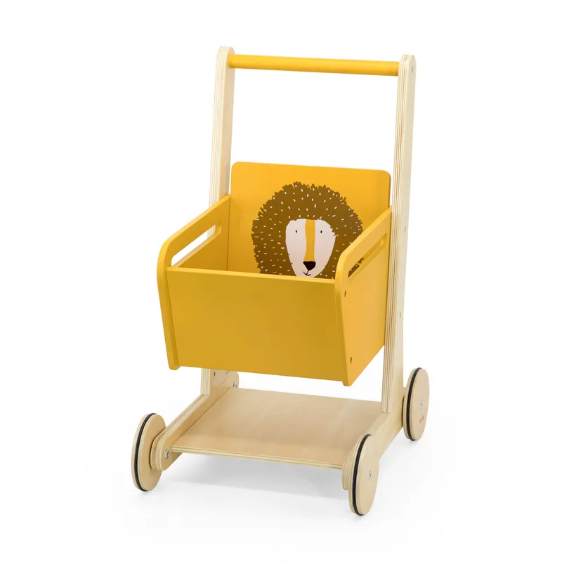 Chariot de courses en bois - Mr. Lion 