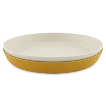 PLA assiette 2-pack - Mustard