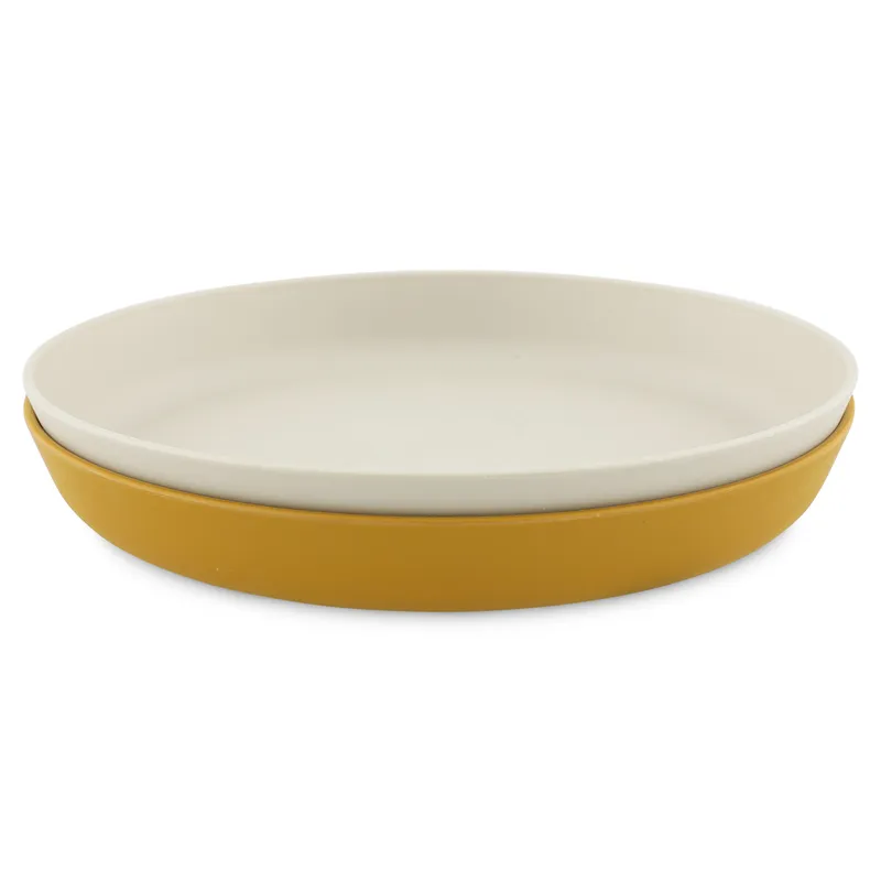 PLA assiette 2-pack - Mustard