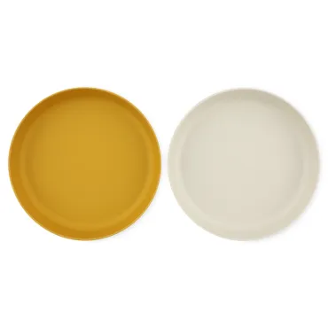 PLA assiette 2-pack - Mustard