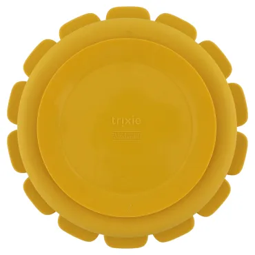 Assiette avec ventouse en silicone et compartiments - Mr. Lion