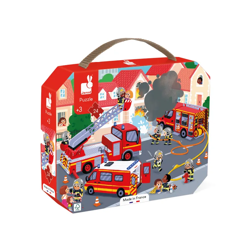 Puzzle Pompiers 24 pièces