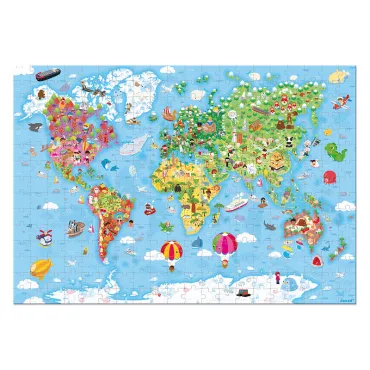 Puzzle Géant du Monde 300 pièces