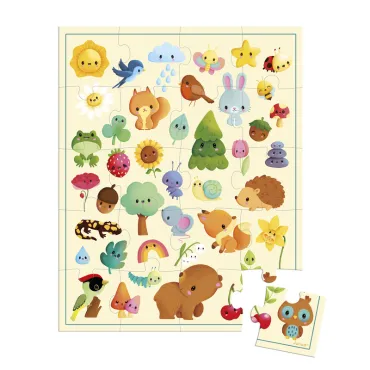 Puzzle Imagier de la Nature 20 pièces