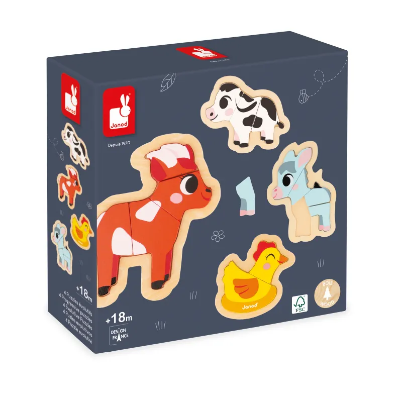 4 Puzzles Evolutifs Ferme