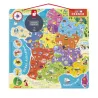 Puzzle Carte France Magnétique 93 pièces