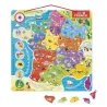 Puzzle Carte France Magnétique 93 pièces