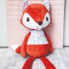 Grande peluche Alice la renarde - 90 cm