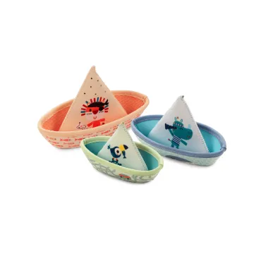 Bateaux flottants pour le bain jungle (x3)