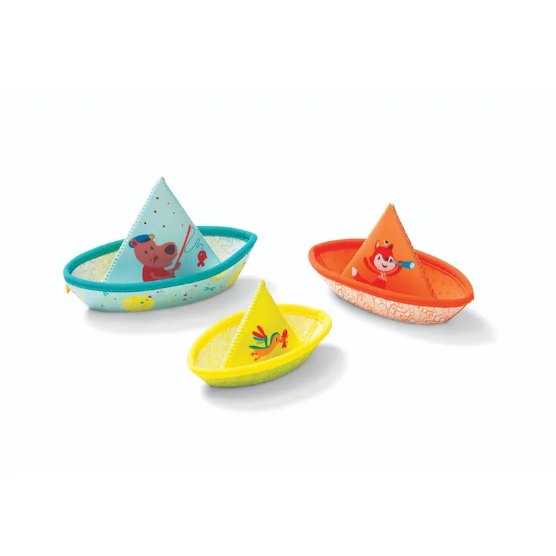 Bateaux flottants pour le bain (x3)