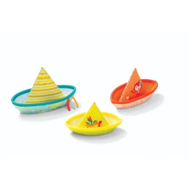 Bateaux flottants pour le bain (x3)