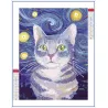 Diamond painting - Chat