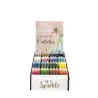 PRESENTOIR PAILLETTES 16 couleurs x 12 tubes - COULEURS PASTELS