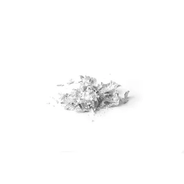 Flocon de feuille couleur - Argent - 1g