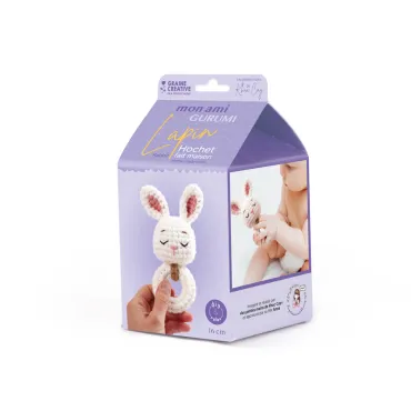 kit crochet - Hochet lapin