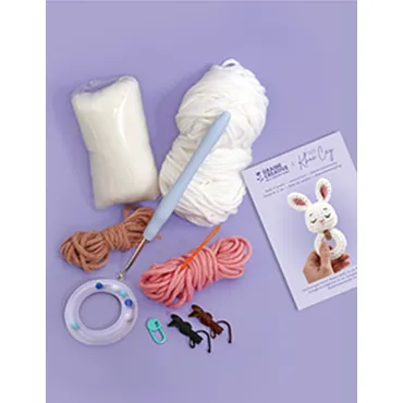 kit crochet - Hochet lapin