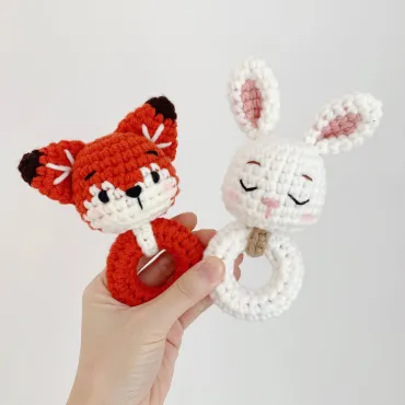 kit crochet - Hochet lapin