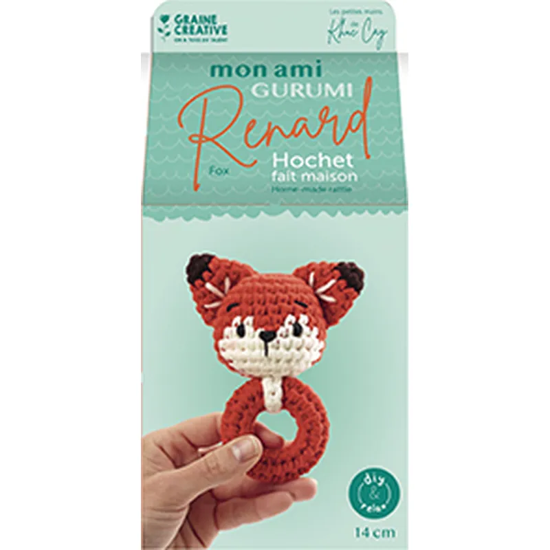 kit crochet - Hochet renard