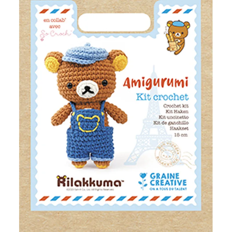 Kit amigurumi - Rilakkuma salopette