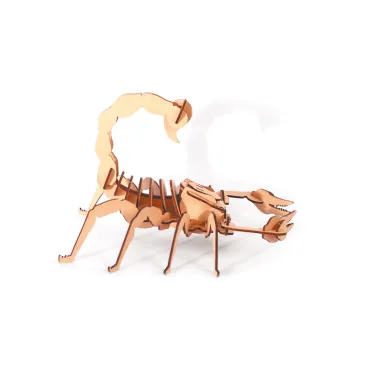 Maquette bois 3D - Scorpion - 35 pces