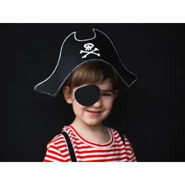 Chapeau de pirate et cache œil