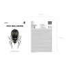 Ballon en Mylar Spider, 60x101cm