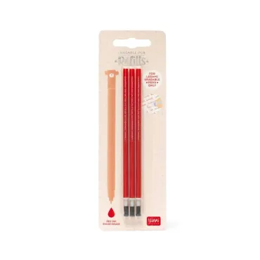 Recharges pour stylo à encre effaçable - Rouge