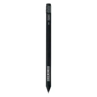 Crayon avec Gomme - Noir