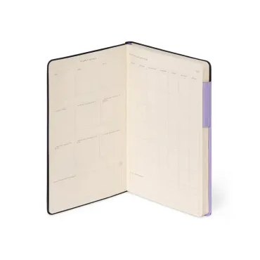 Carnet Papier Blanc - Medium - Lavande