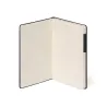 Carnet Papier Blanc - Medium - Noir