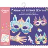 Masques et tattoos Licornes