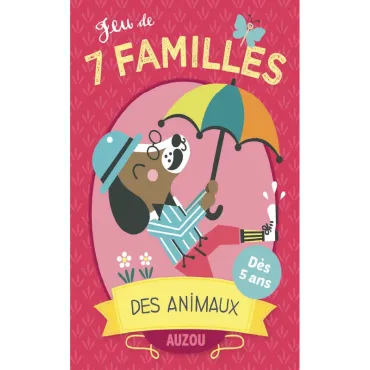 Jeu de 7 familles des animaux - Jeux de cartes