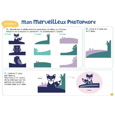 Mon coffret d'artiste - Mon merveilleux photophore en paper art